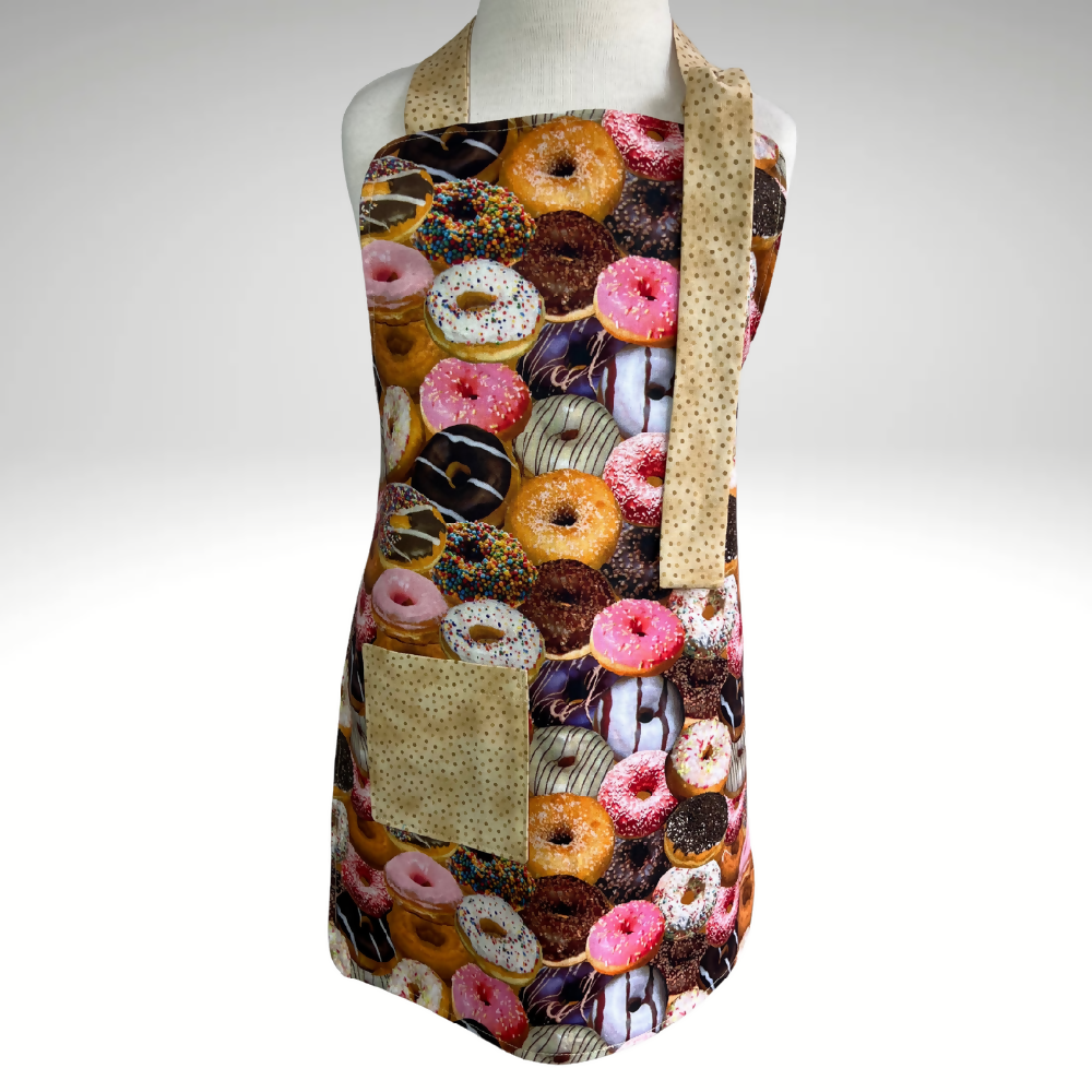 Apron ...Children's Reversible ... Donuts ... 2-3 years