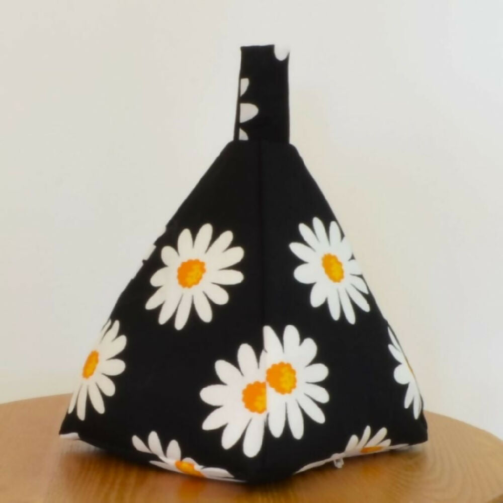 Daisy Doorstop Black White Door Weight,