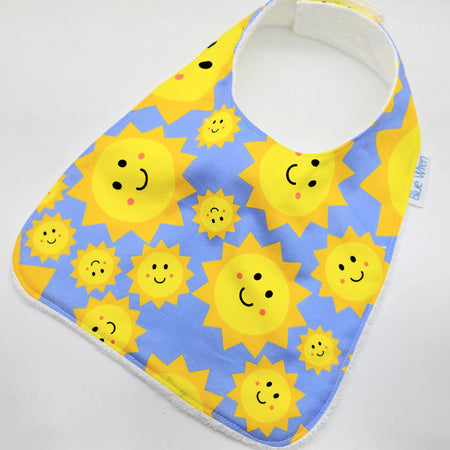 Baby Bib Gift Happy Sunshine Fabric