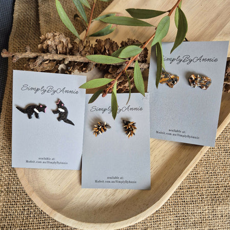 Mini Aussie Critters Stud Earrings (CHOOSE FROM 3 CRITTERS!)