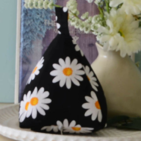 Daisy Doorstop Black White Door Weight,