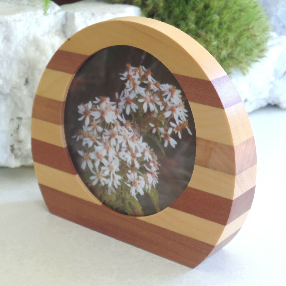 Larger Rounded Photo Frame- Tasmanian Myrtle & Huon Pine