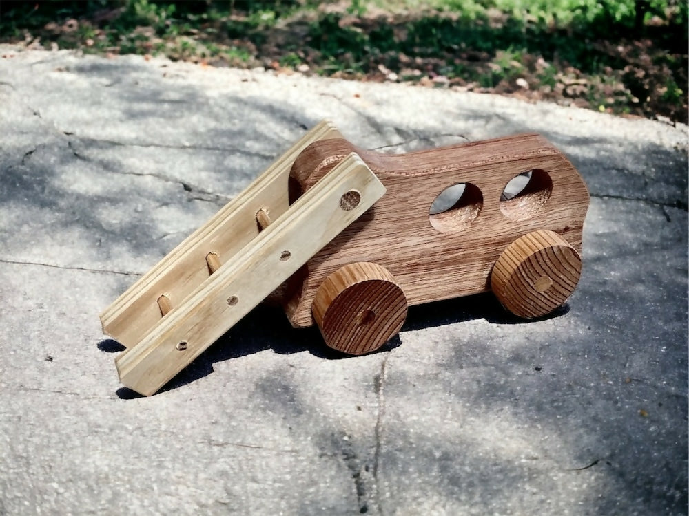 "Quoll" Wooden Fire Truck