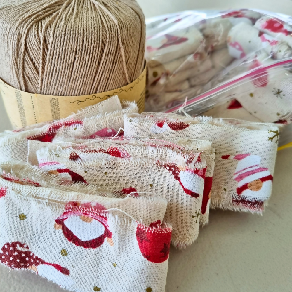 australian-artist-handmade-handwoven-christmas-cotton-fabric-gnome-tablerunner