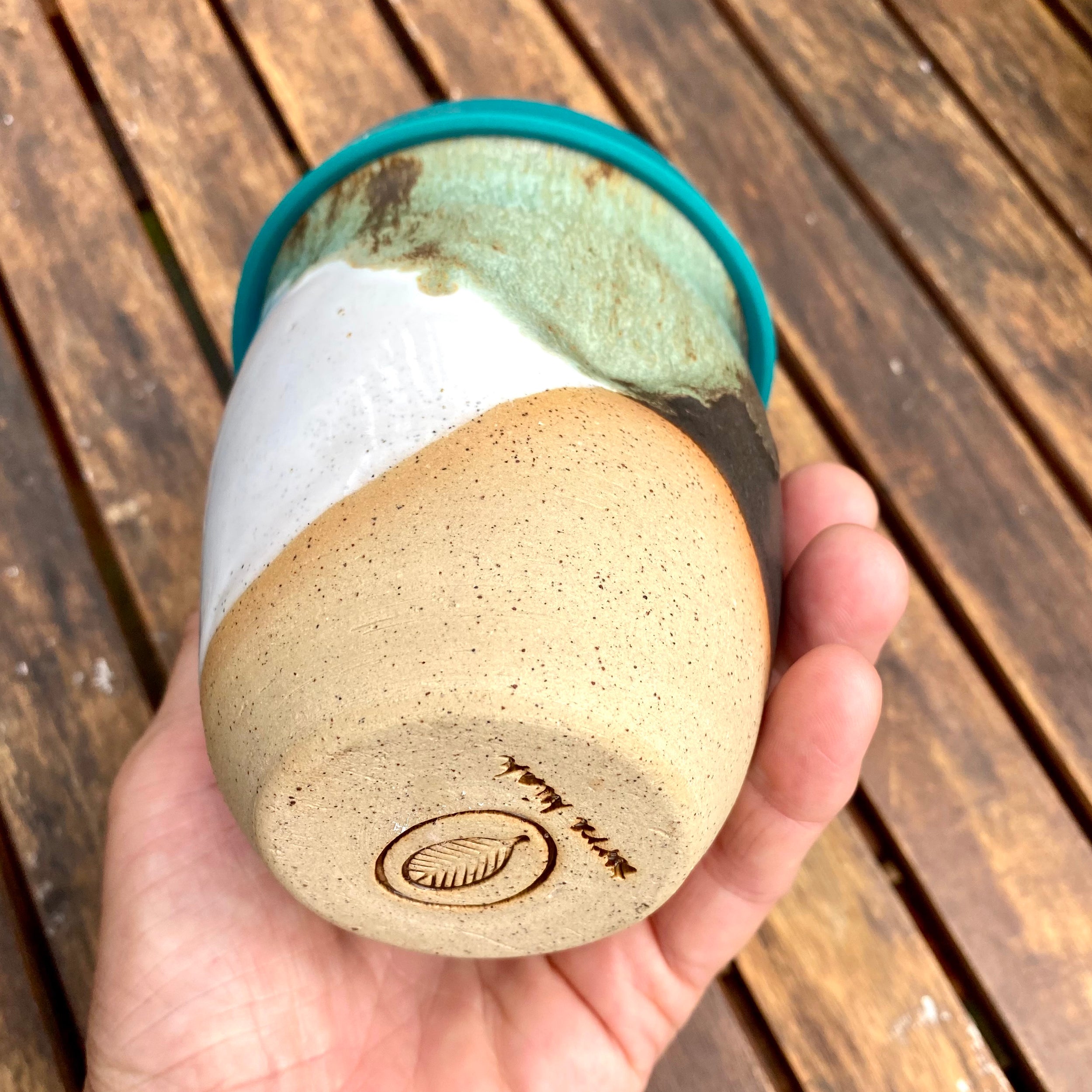 Travel Cup: Forest Crossing | Wheel Thrown Ceramic Cup