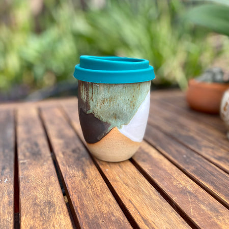 Travel Cup: Forest Crossing | Wheel Thrown Ceramic Cup