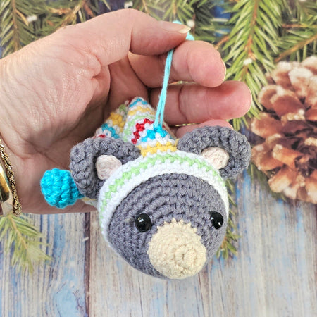 Crocheted Heirloom Aussie Native Animal Christmas Decoration - TASSIE DEVIL