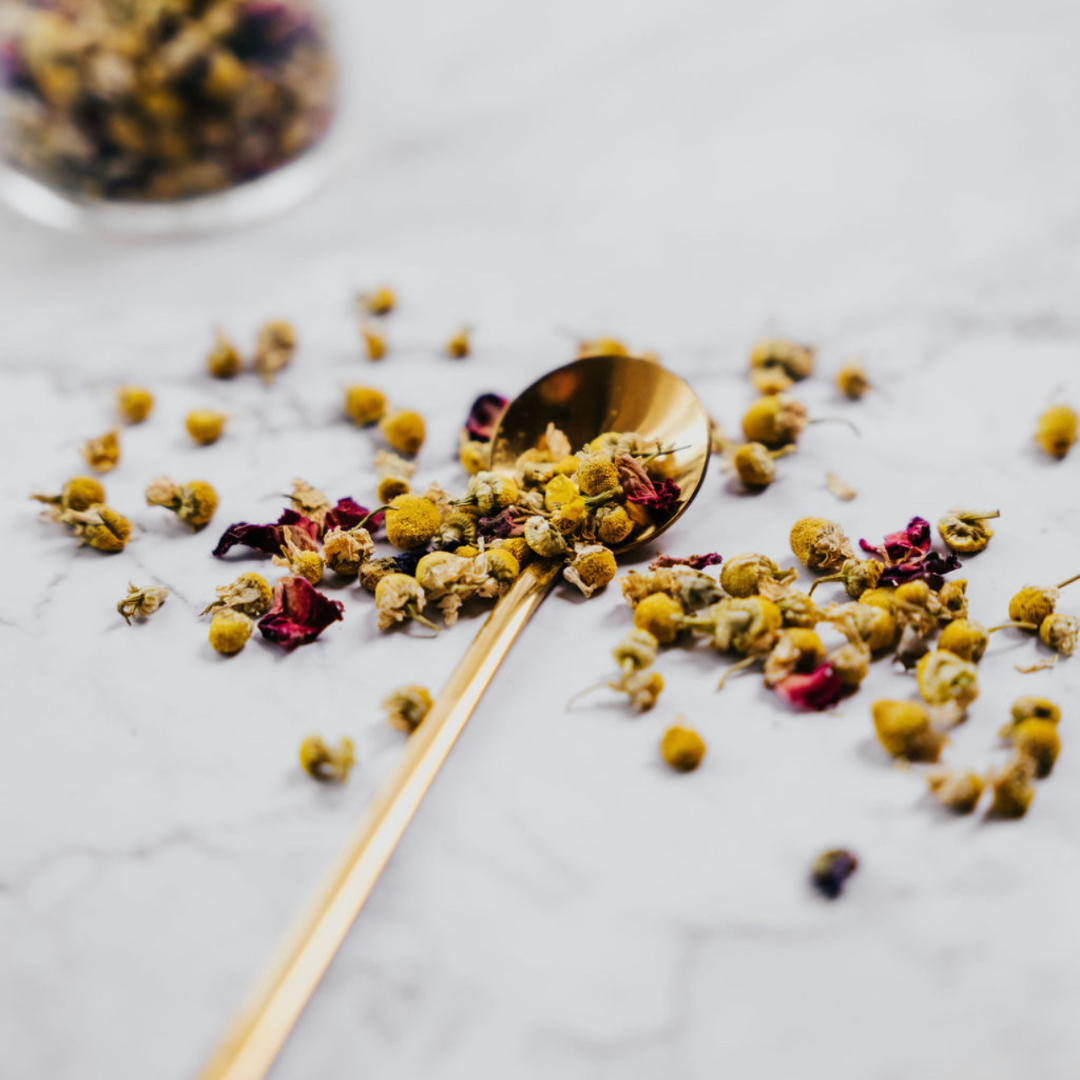 Calm-O'-Mile Tea Canister