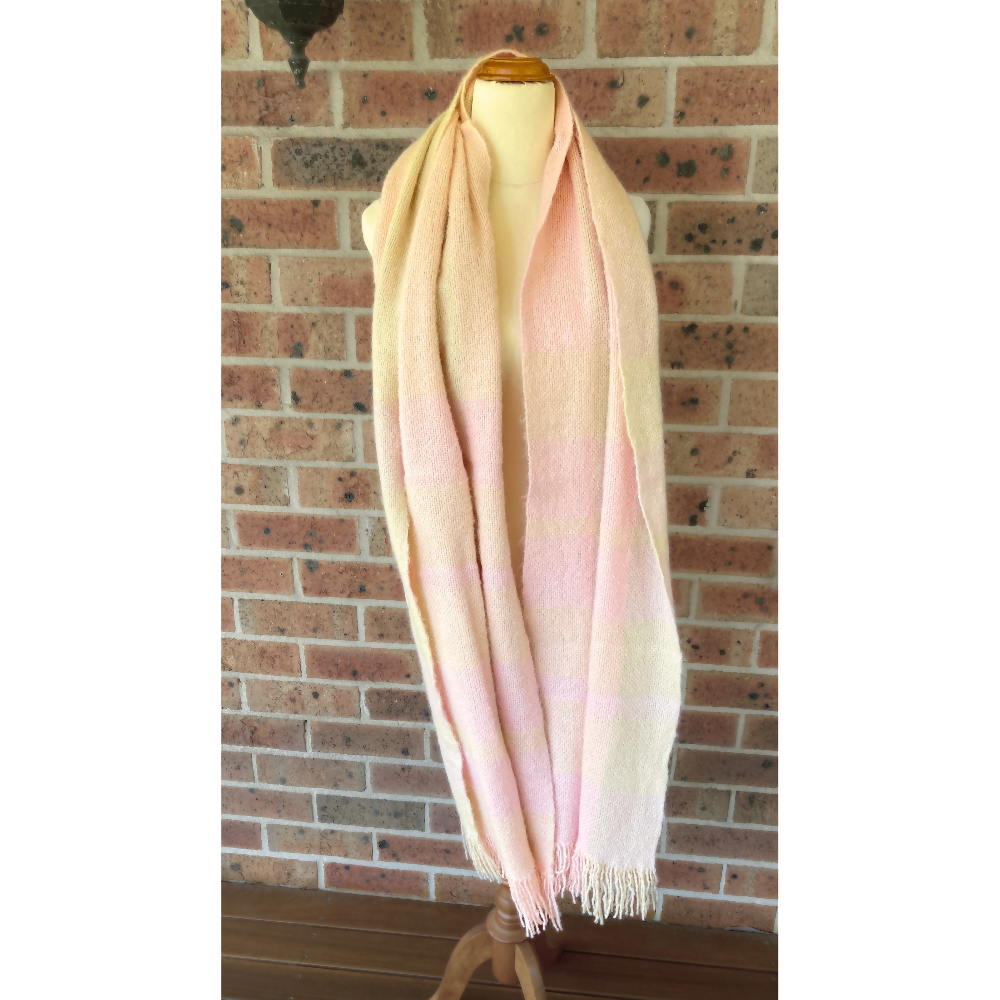 alpaca-scarf-shawl-handwoven-pink-cream-entangled-happiness-handwovens-mannequin-long