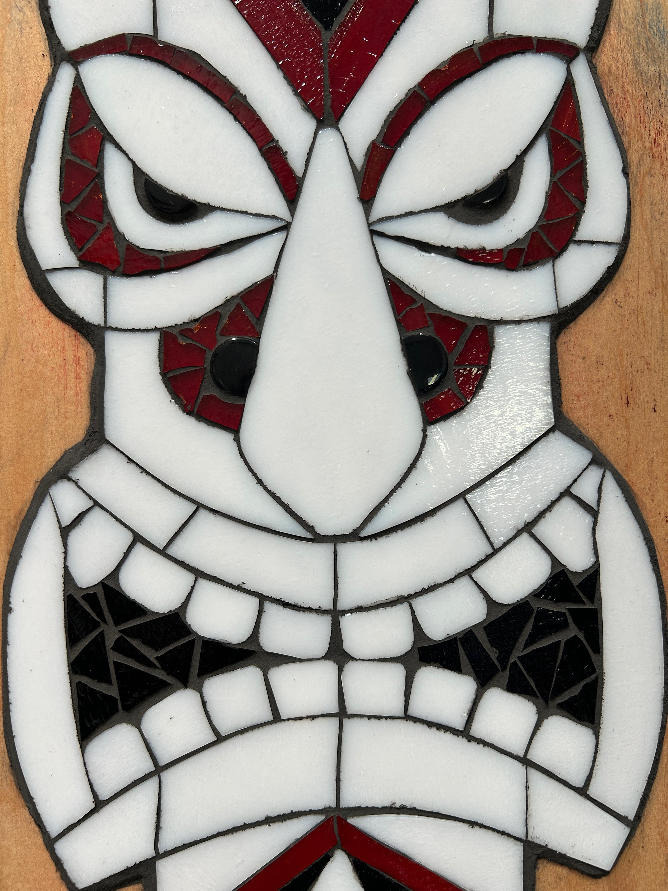 Skateboard Stained Glass Tiki