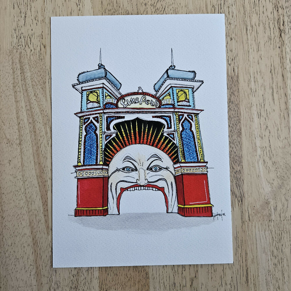 art print - the melbourne series - luna park