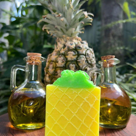 Pineapple Infused Handmade Soap | Natural Ingredients | Citrus Fragrance | Unique Soap