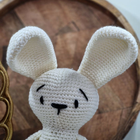 Handmade crochet bunny rabbit plush toy