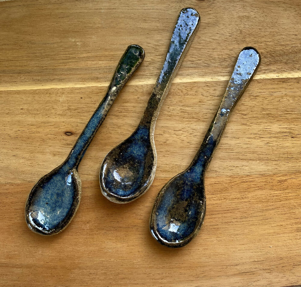 Ceramic Teaspoons / Handmade Pottery