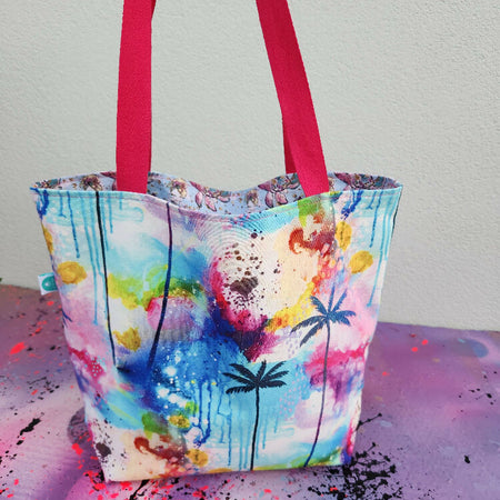 Sunset Mimosas Colourful Medium Tote Bag