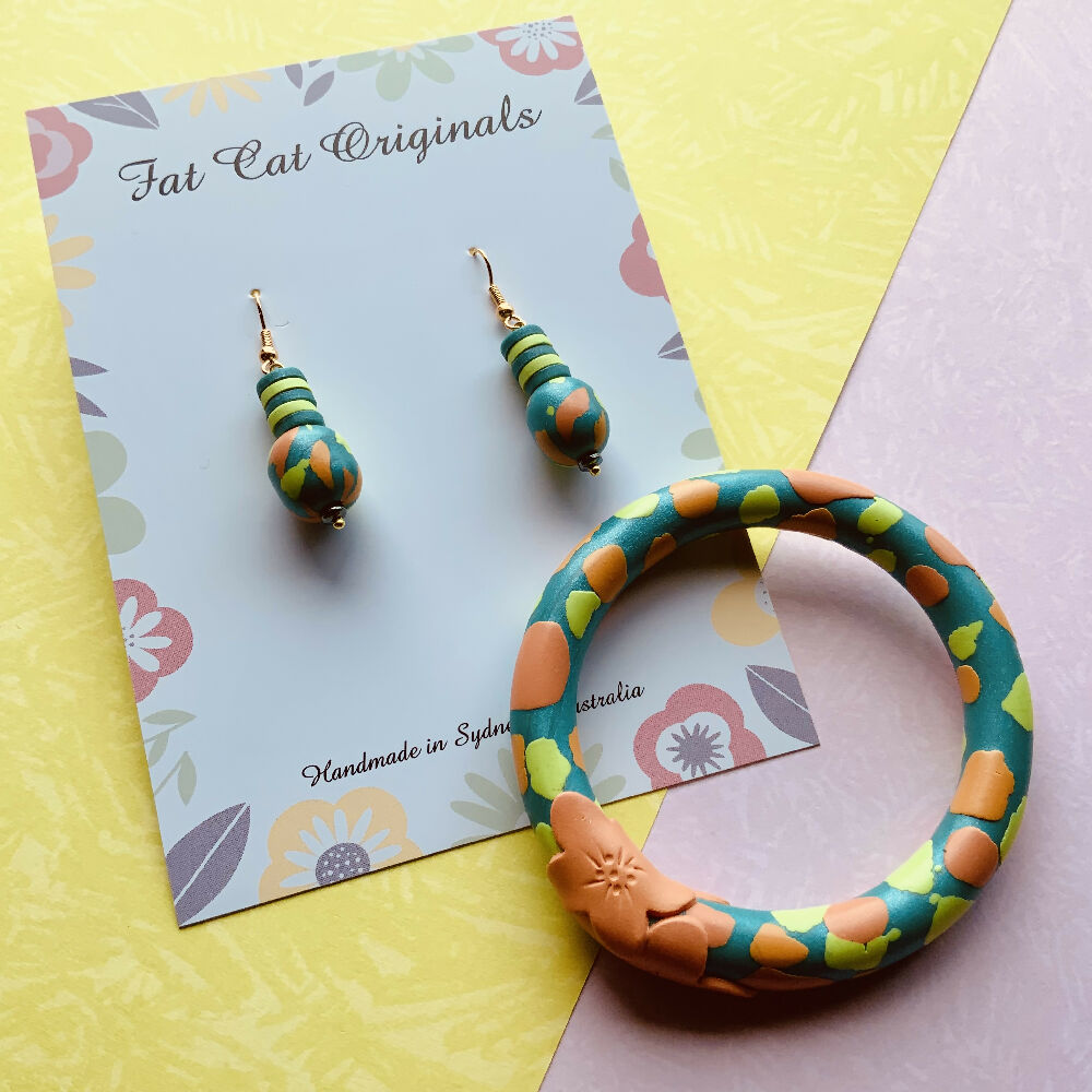 Bangle and Earring Set