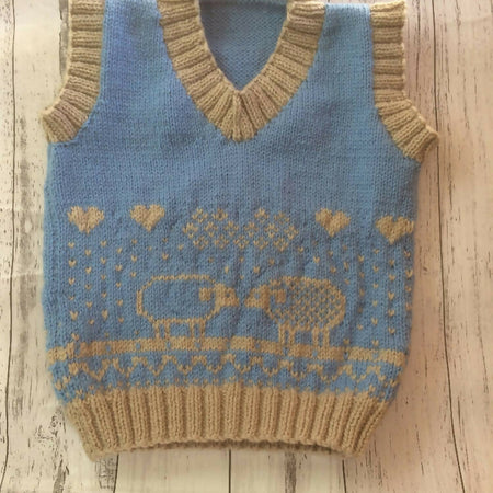 Knitted Baby Vest