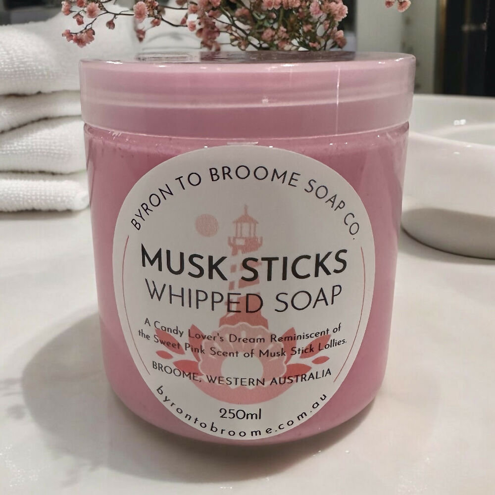 Whipped Soap - Musk Sticks 250ml