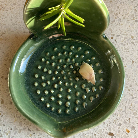 Herb Stripper and Grater Combo / Handmade Pottery