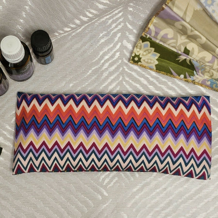 Aromatherapy Eye Pillows - Linseed/Lavender Essential Oil - Pretty ZigZags