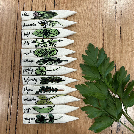 Set of 12 Herb Markers