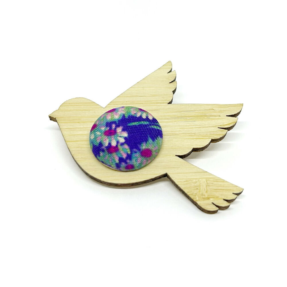 Kimono Dove Brooch