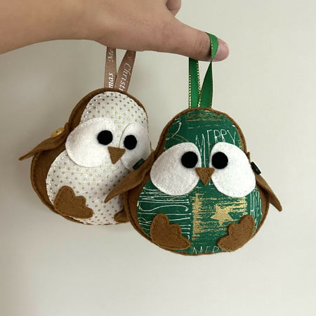 Personalised, Robin bird Christmas tree decoration