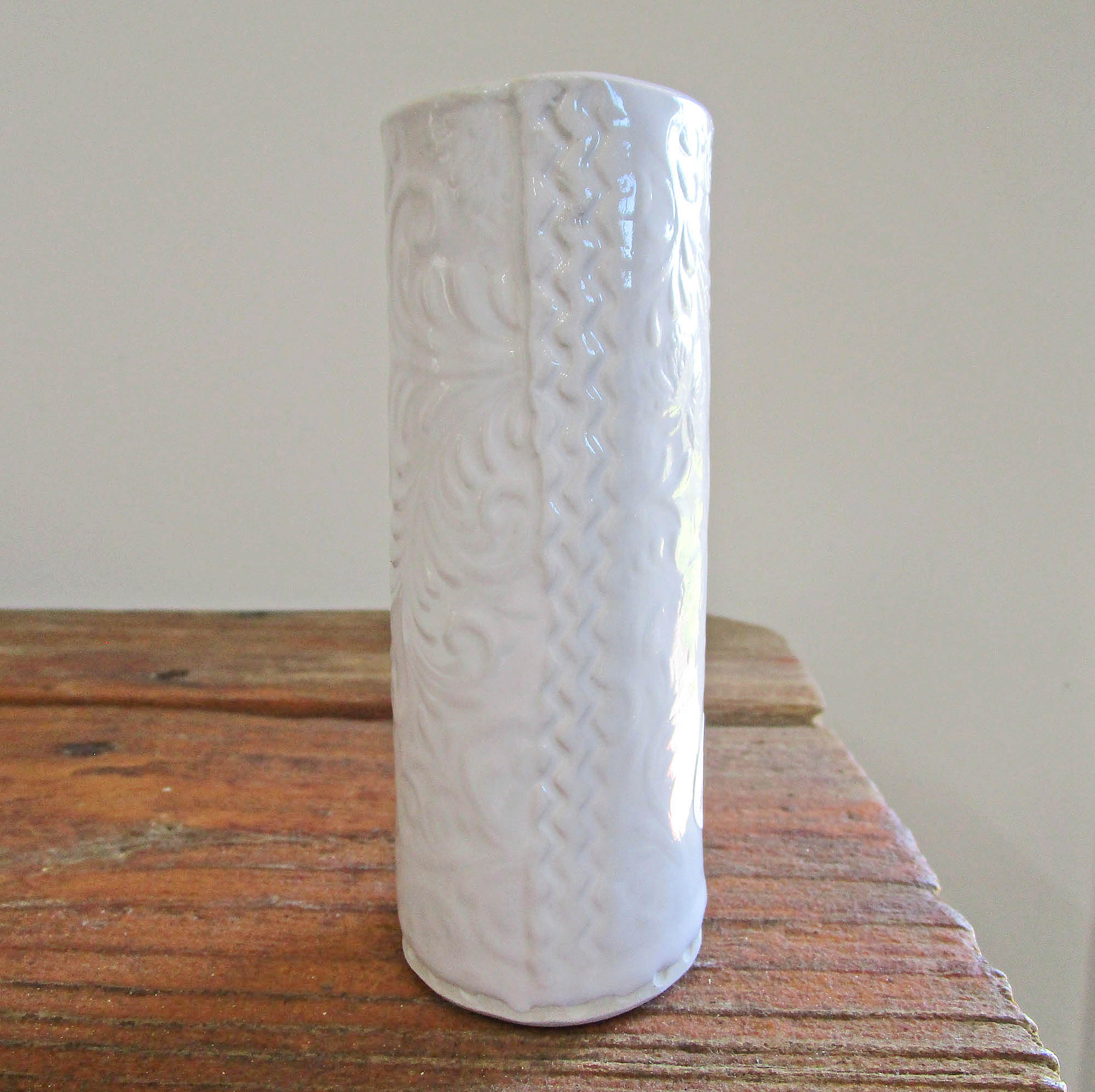 Handmade White Bud Vase - Small Vase - Posy Vase