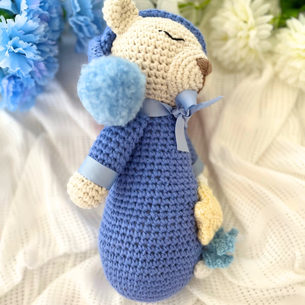 Crochet Teddy Bear Soft Toy - Handmade Crochet Teddy Bear