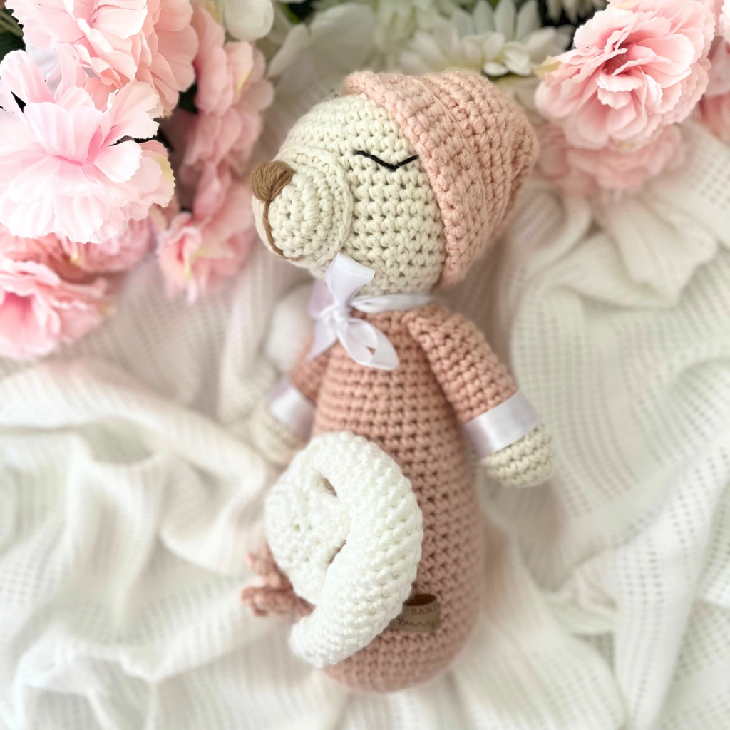 Crochet Teddy Bear Soft Toy - Handmade Crochet Teddy Bear