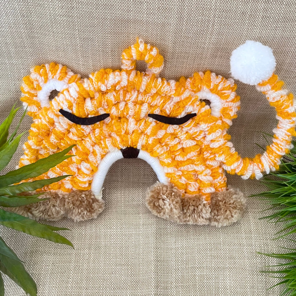 Handmade Tiger Macrame Wall Hangings - Kids Wall Hangings -Nursery Decor