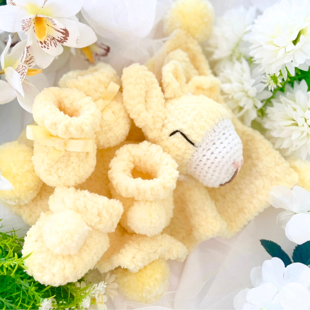 Handmade Crochet Baby Snuggler Booties Gift Packs  - 3 colours