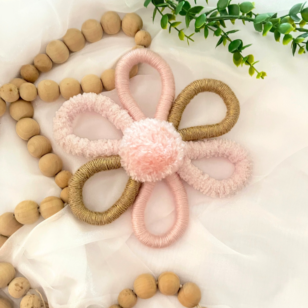 Flower Butterfly Macrame Wall Hanging, Wall Decor