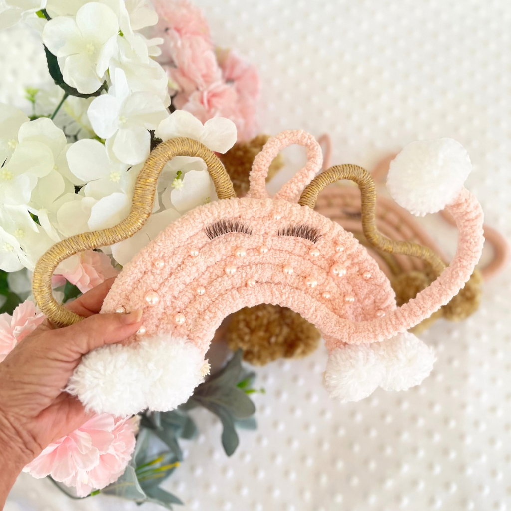 Elephant Macrame Wall Hangings Set - Baby Decor - Girls Room Decor