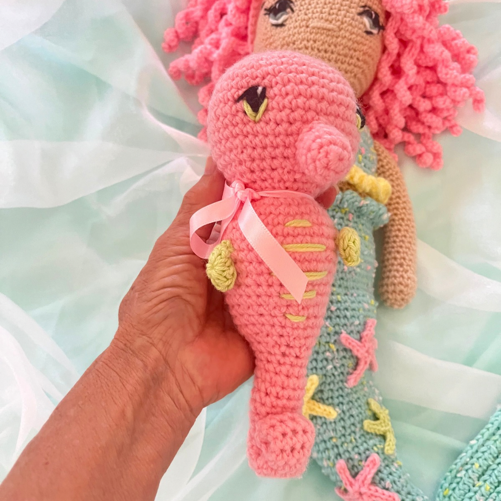 Handmade Crochet Mermaid Doll And Friends|60cms