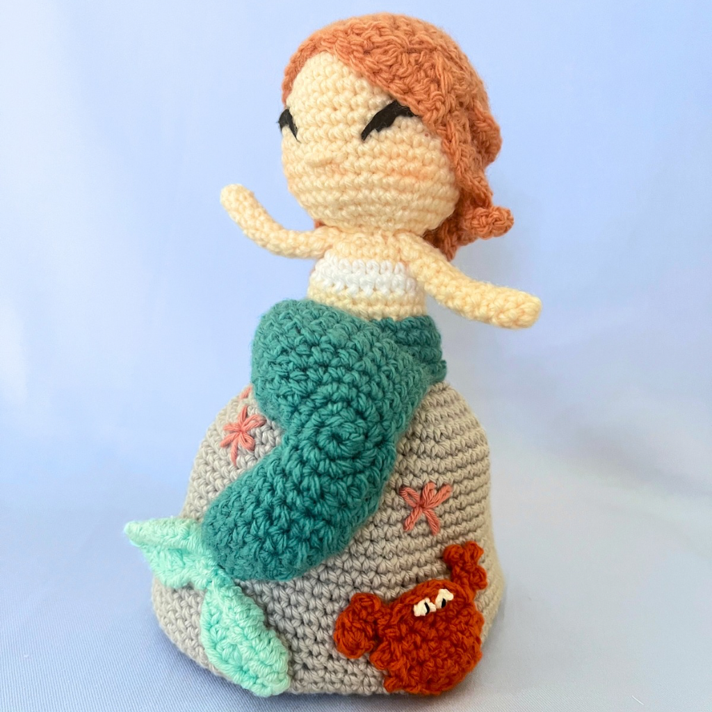 Reversible Crochet Amigurumi Mermaid Doll