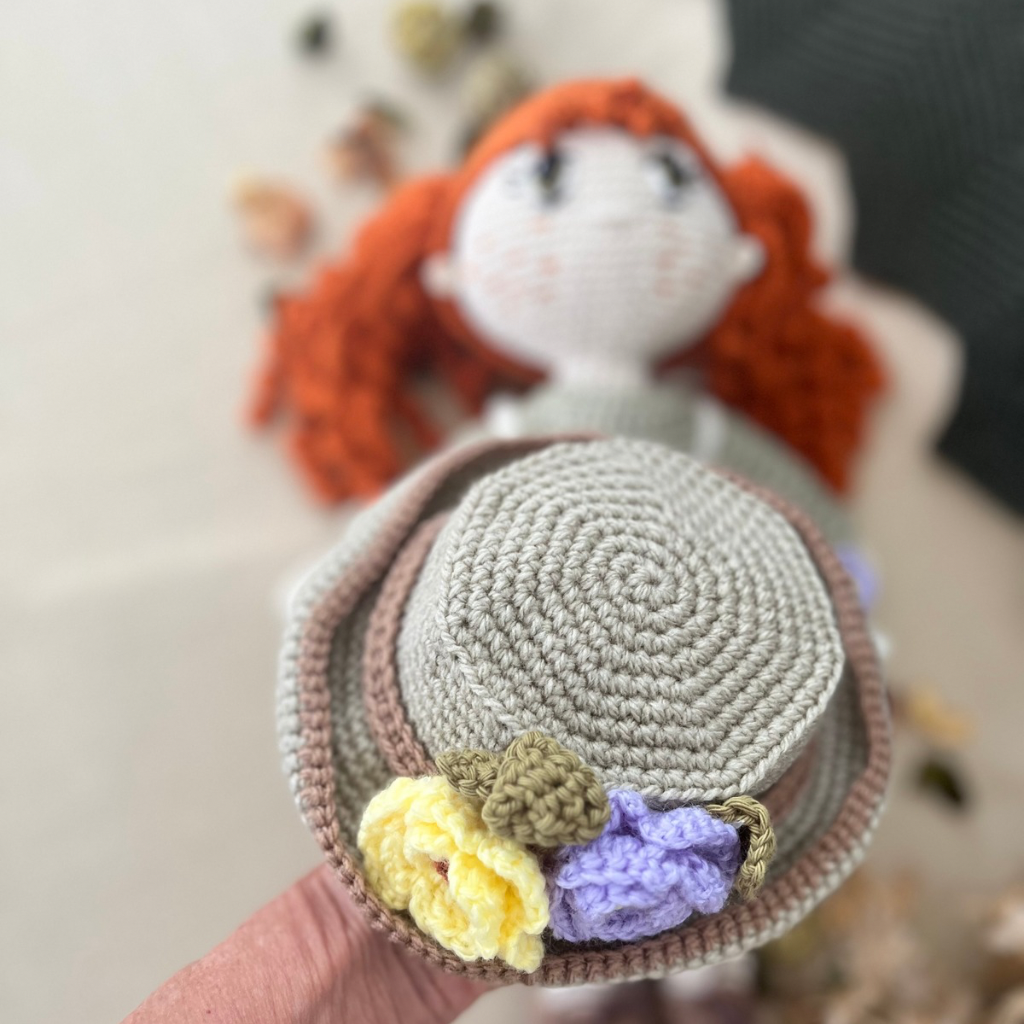 Handmade Crochet Doll Rosie | Crochet Doll 40cms