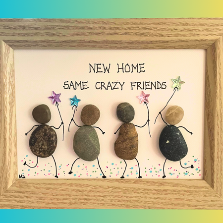 New home Pebble Art