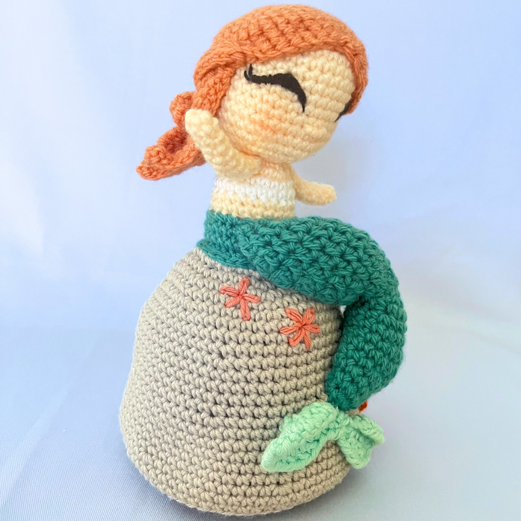 Reversible Crochet Amigurumi Mermaid Doll
