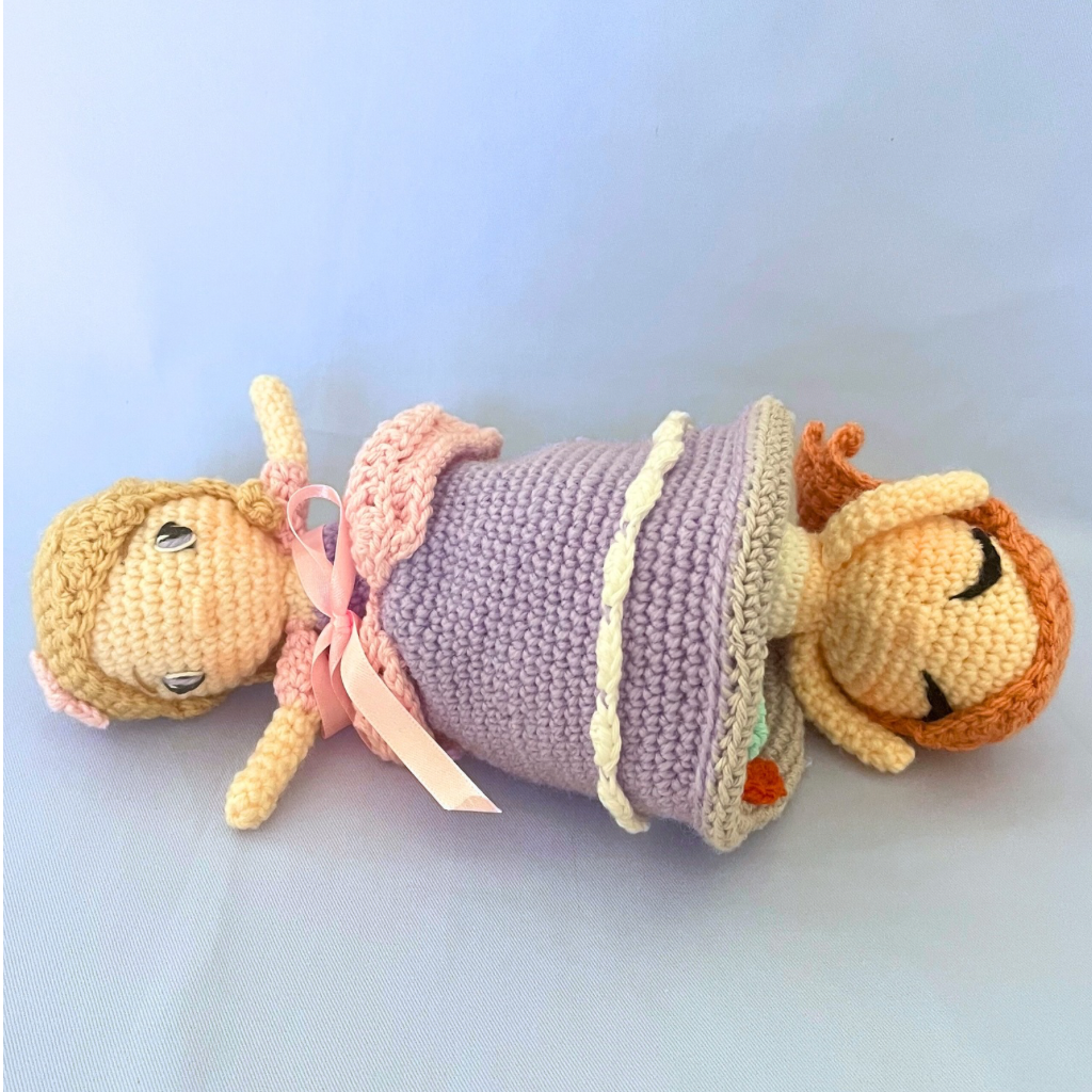 Reversible Crochet Amigurumi Mermaid Doll