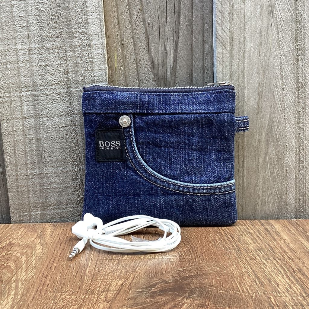 Upcycled Denim Coin Purse – Small Boss Jeans Pocket