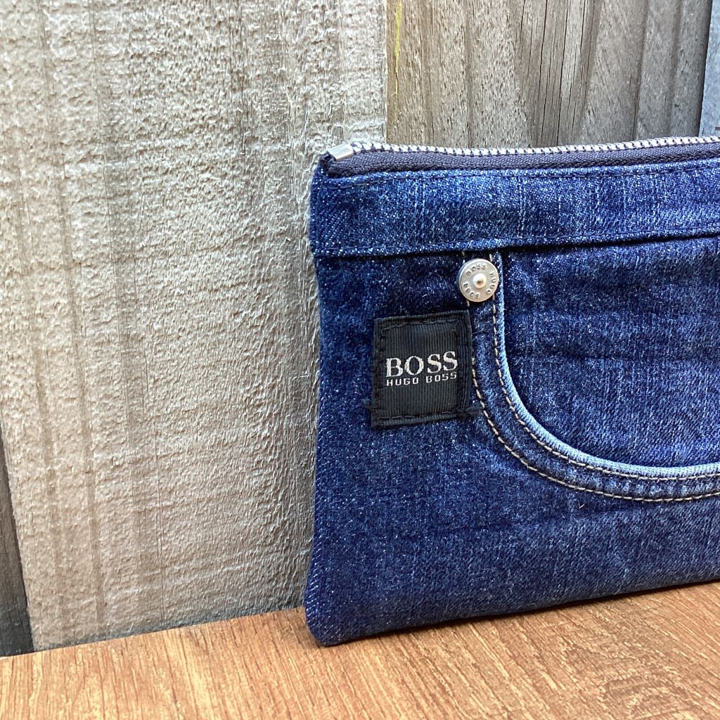 Upcycled Denim Coin Purse – Small Boss Jeans Pocket