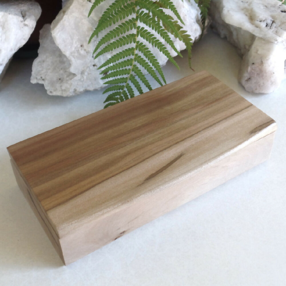 Larger Routed Australian Timber Box- Tasmanian Sassafras