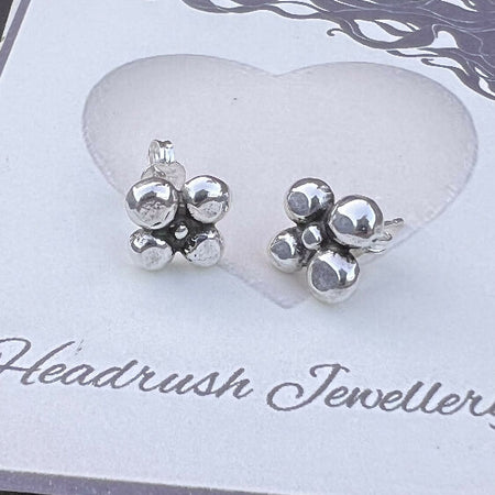 Sterling Silver 'Daisy' Studs.