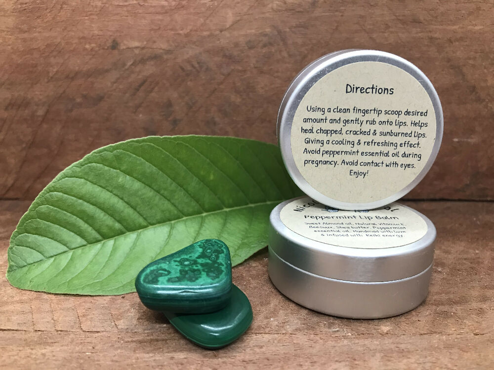 All Natural Stimulating & Refreshing Peppermint lip balm