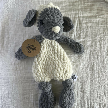Ollie’s Lamb - Hand made baby comforter newborn gift