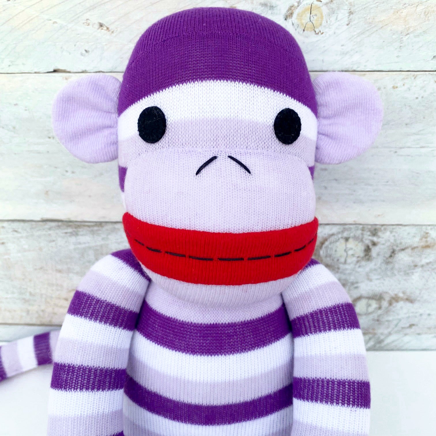 Violet the Sock Monkey - MADE TO ORDER soft toy