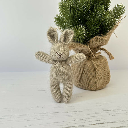 Hand Knitted | Mini Bunny Rabbit | 16cm | Ready to Ship