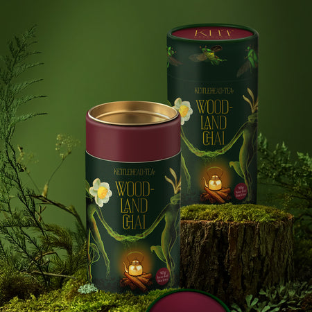 Wood-Land Chai Tea Canister
