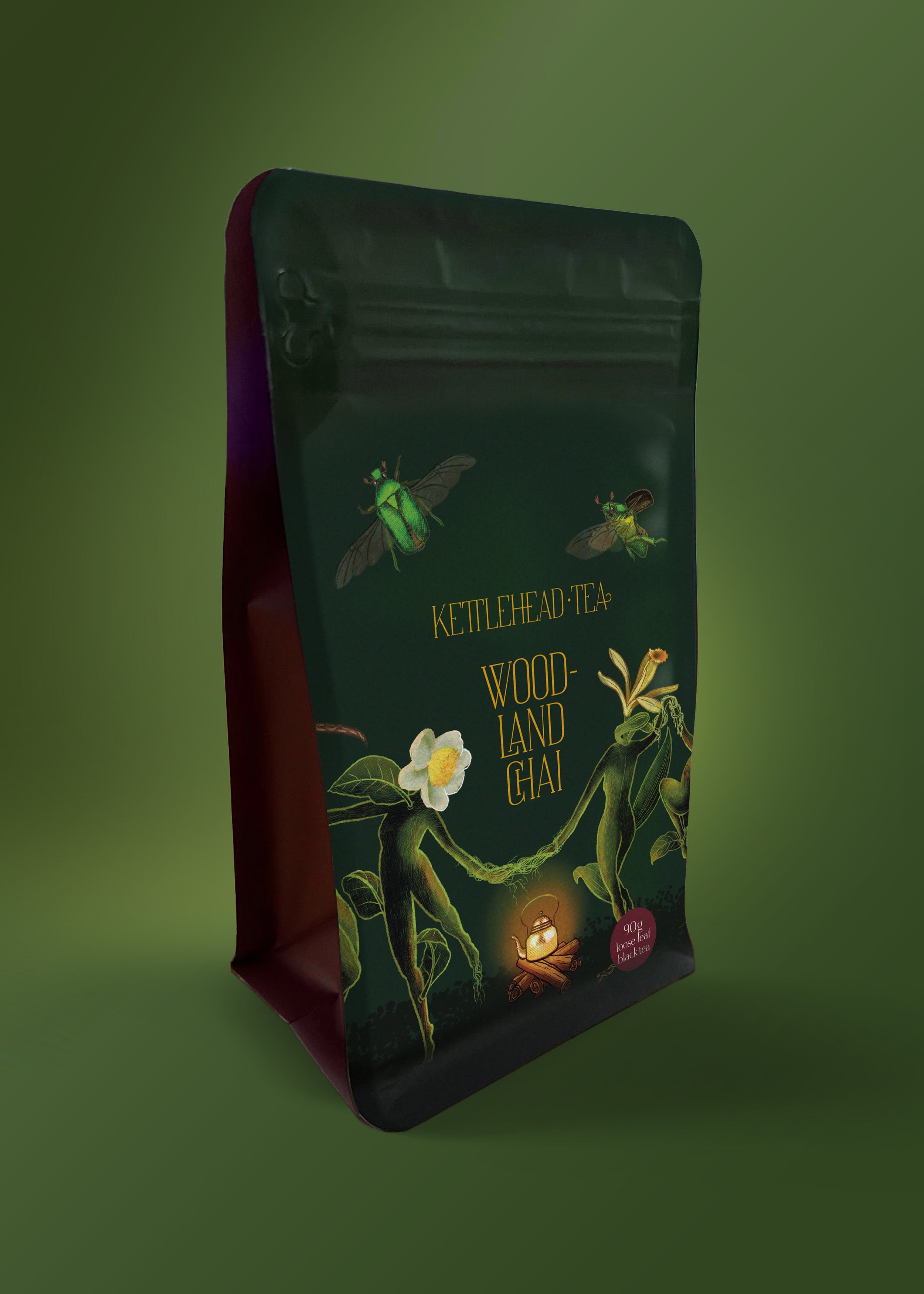 Wood-Land Chai Re-sealable Pouch